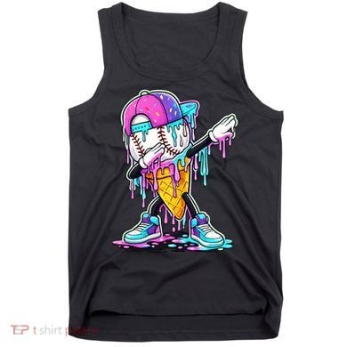Dripping Baseball Drip Ice Cream Sport Tank Top
