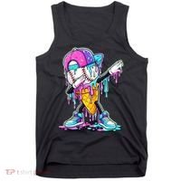 Dripping Baseball Drip Ice Cream Sport Tank Top thumb 0