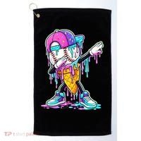 Dripping Baseball Drip Ice Cream Sport Golf Towel thumb 0