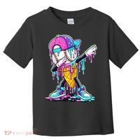 Dripping Baseball Drip Ice Cream Sport Toddler T-Shirt thumb 0
