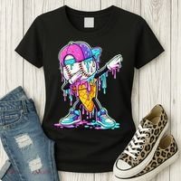 Dripping Baseball Drip Ice Cream Sport Women's T-Shirt thumb 3
