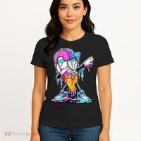 Dripping Baseball Drip Ice Cream Sport Women's T-Shirt thumb 4