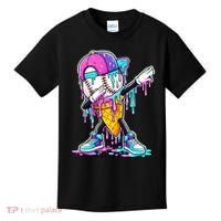 Dripping Baseball Drip Ice Cream Sport Kids T-Shirt thumb 0