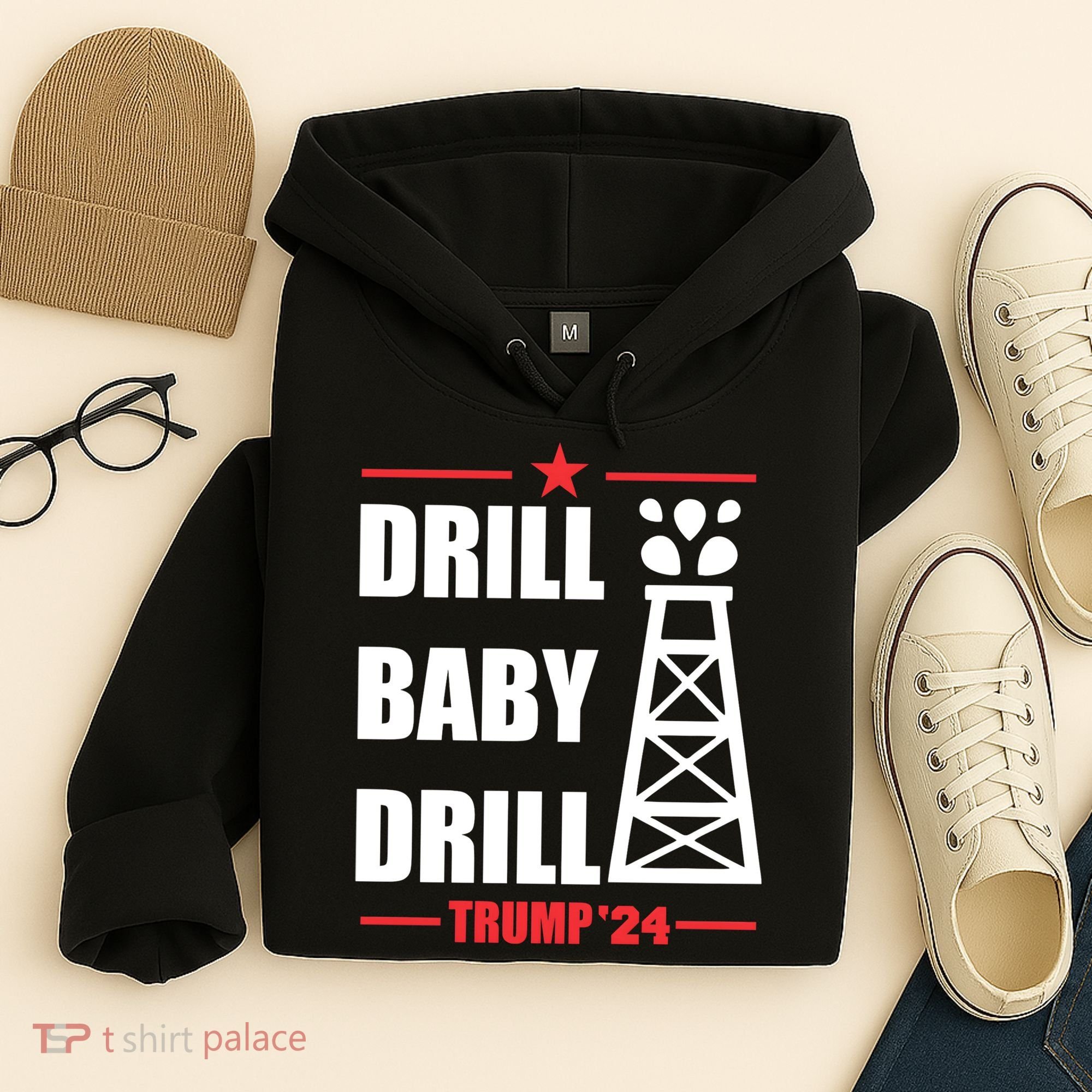 Drill Baby Drill Trump 24 Drill Baby Drill Trump 24 Donald Trump Hoodie