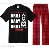 Drill Baby Drill Trump 24 Drill Baby Drill Trump 24 Donald Trump Pajama Set thumb 0