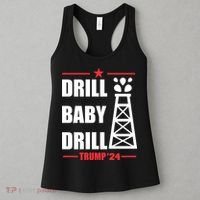 Drill Baby Drill Trump 24 Drill Baby Drill Trump 24 Donald Trump Women's Tank Top thumb 3