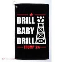 Drill Baby Drill Trump 24 Drill Baby Drill Trump 24 Donald Trump Golf Towel thumb 0