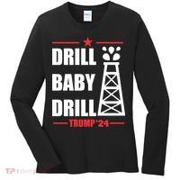 Drill Baby Drill Trump 24 Drill Baby Drill Trump 24 Donald Trump Women's Long Sleeve Shirt thumb 0