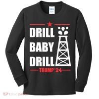 Drill Baby Drill Trump 24 Drill Baby Drill Trump 24 Donald Trump Kids Long Sleeve Shirt thumb 0