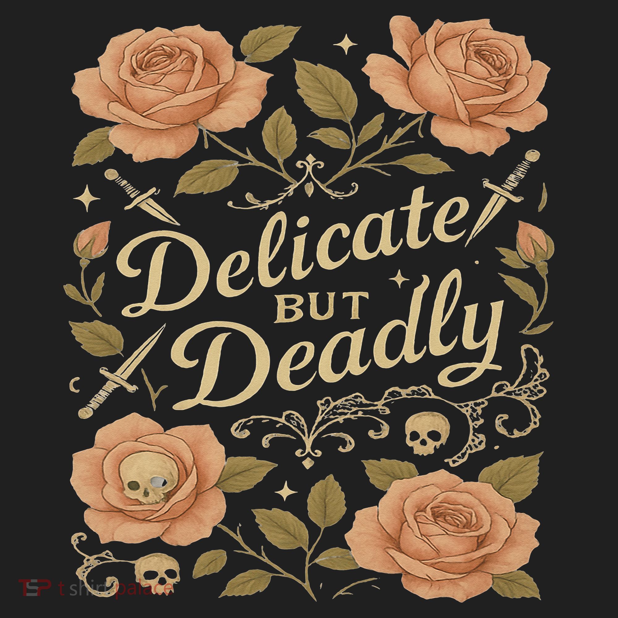 Delicate But Deadly Coquette Skullcore Aesthetic Women's Sweatshirt