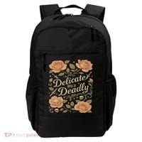 Delicate But Deadly Coquette Skullcore Aesthetic Backpack thumb 0