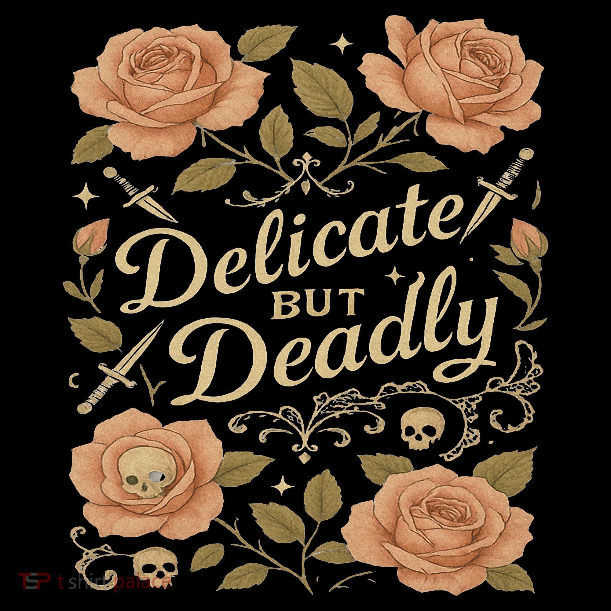 Delicate But Deadly Coquette Skullcore Aesthetic Bucket Hat