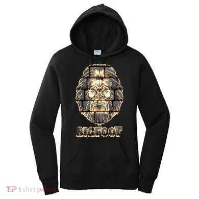 Distressed Bigfoot Women's Hoodie