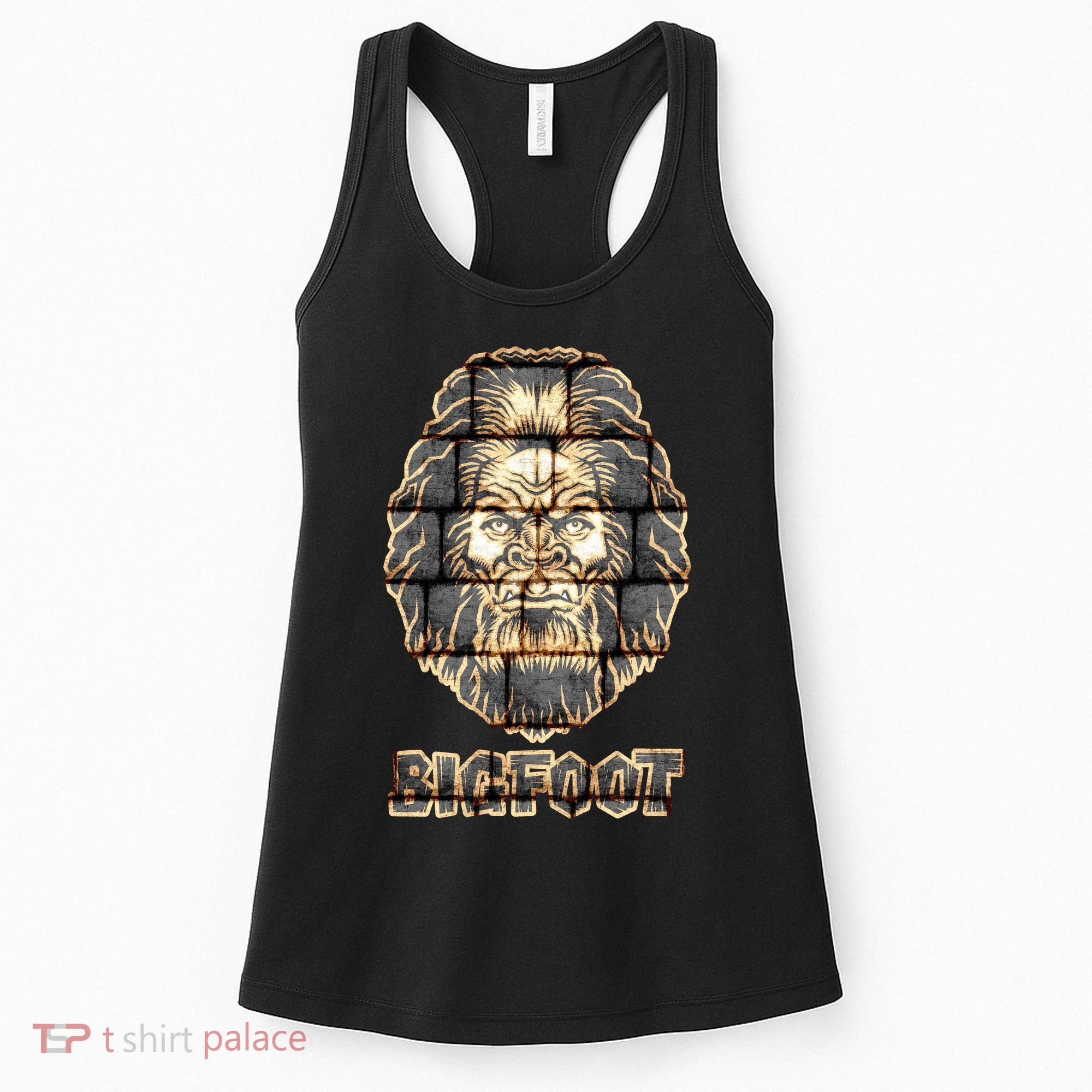 Distressed Bigfoot Women's Tank Top