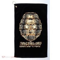 Distressed Bigfoot Golf Towel thumb 0