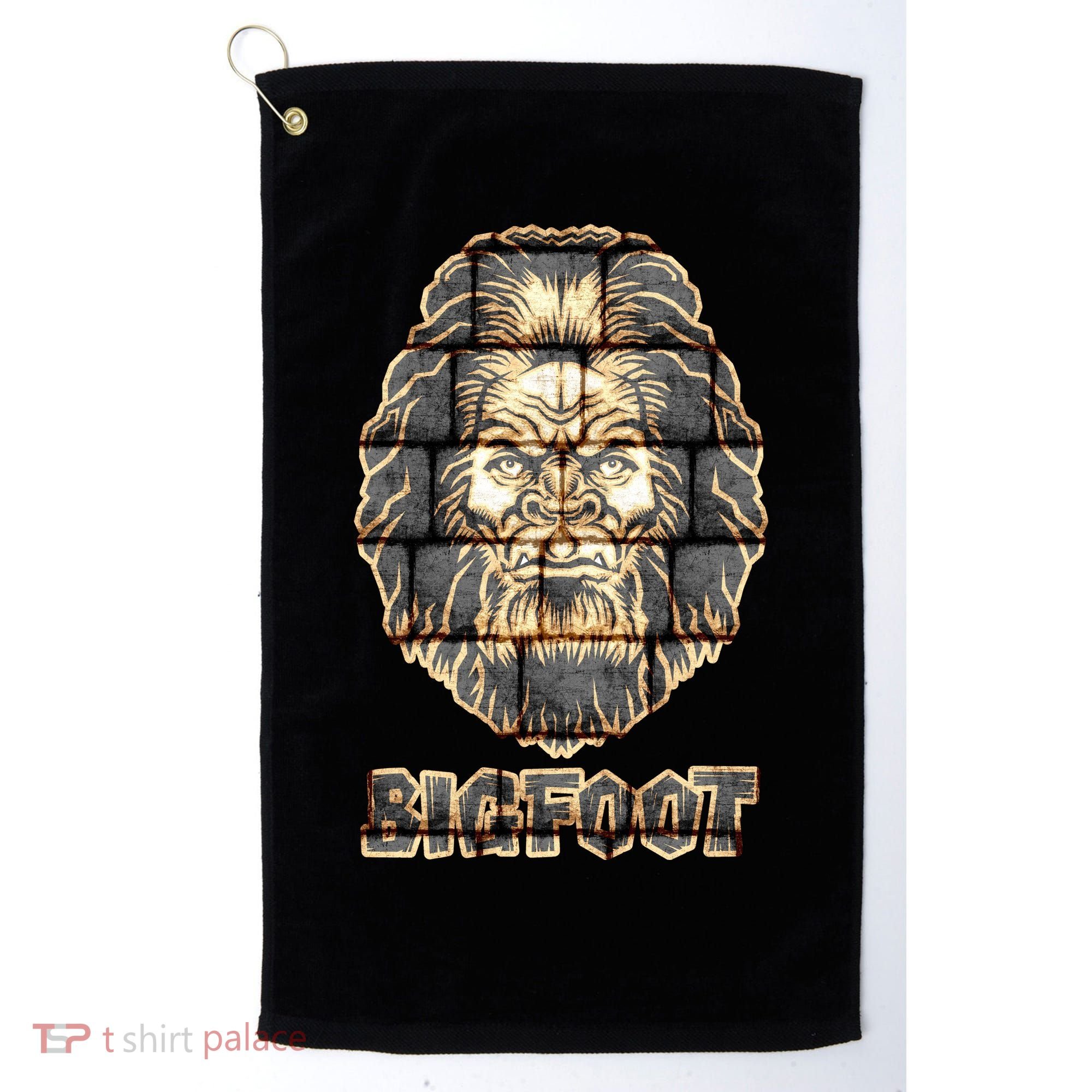 Distressed Bigfoot Golf Towel