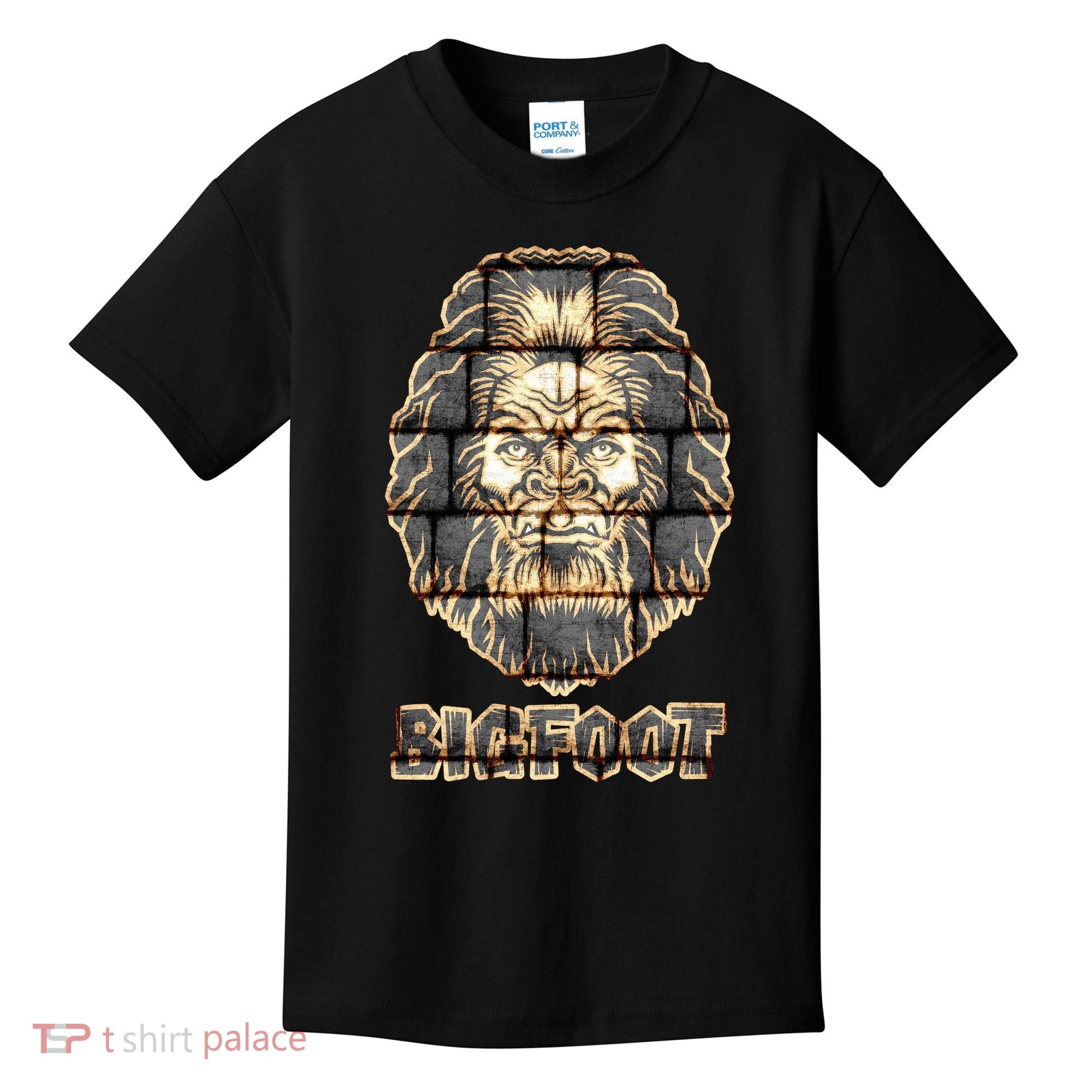 Distressed Bigfoot Kids T-Shirt