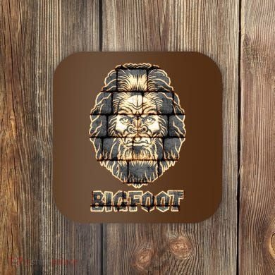 Distressed Bigfoot Coaster