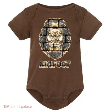 Distressed Bigfoot Baby Bodysuit