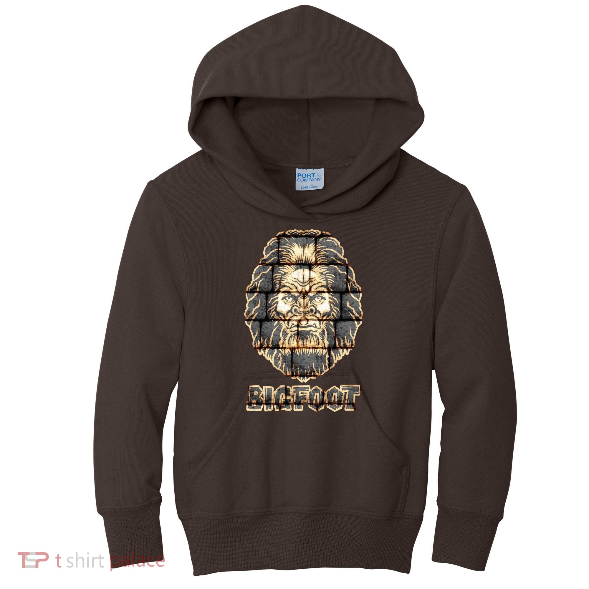 Distressed Bigfoot Kids Hoodie