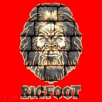 Distressed Bigfoot Santa Hat thumb 1