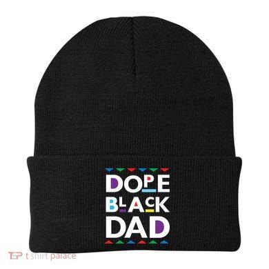Dope Black Dad Meaningful Gift Black History Gift Dope Black Father Gift Beanie