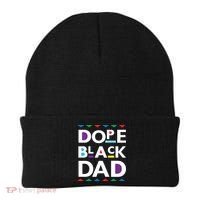 Dope Black Dad Meaningful Gift Black History Gift Dope Black Father Gift Beanie thumb 0