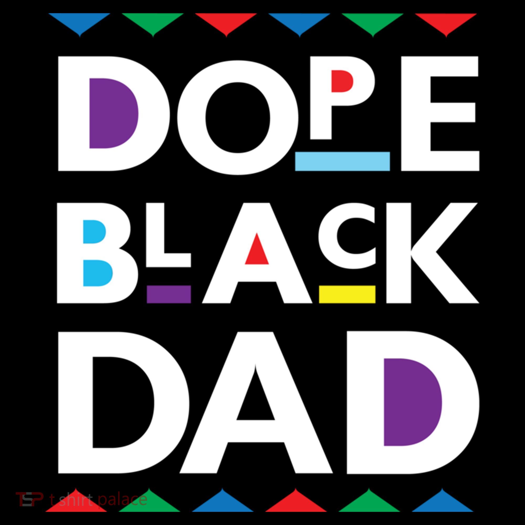 Dope Black Dad Meaningful Gift Black History Gift Dope Black Father Gift Ornament