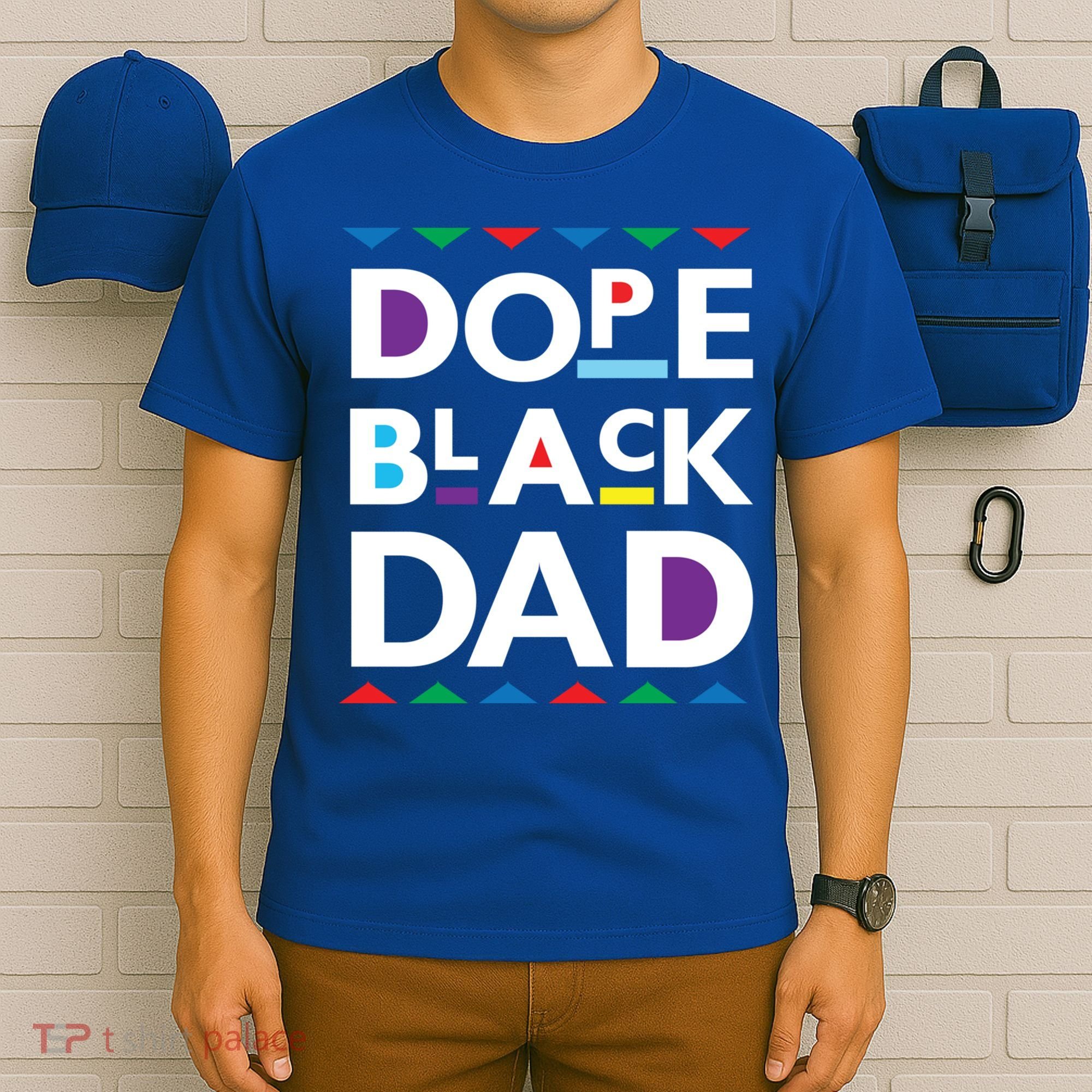 Dope Black Dad Meaningful Gift Black History Gift Dope Black Father Gift T-Shirt
