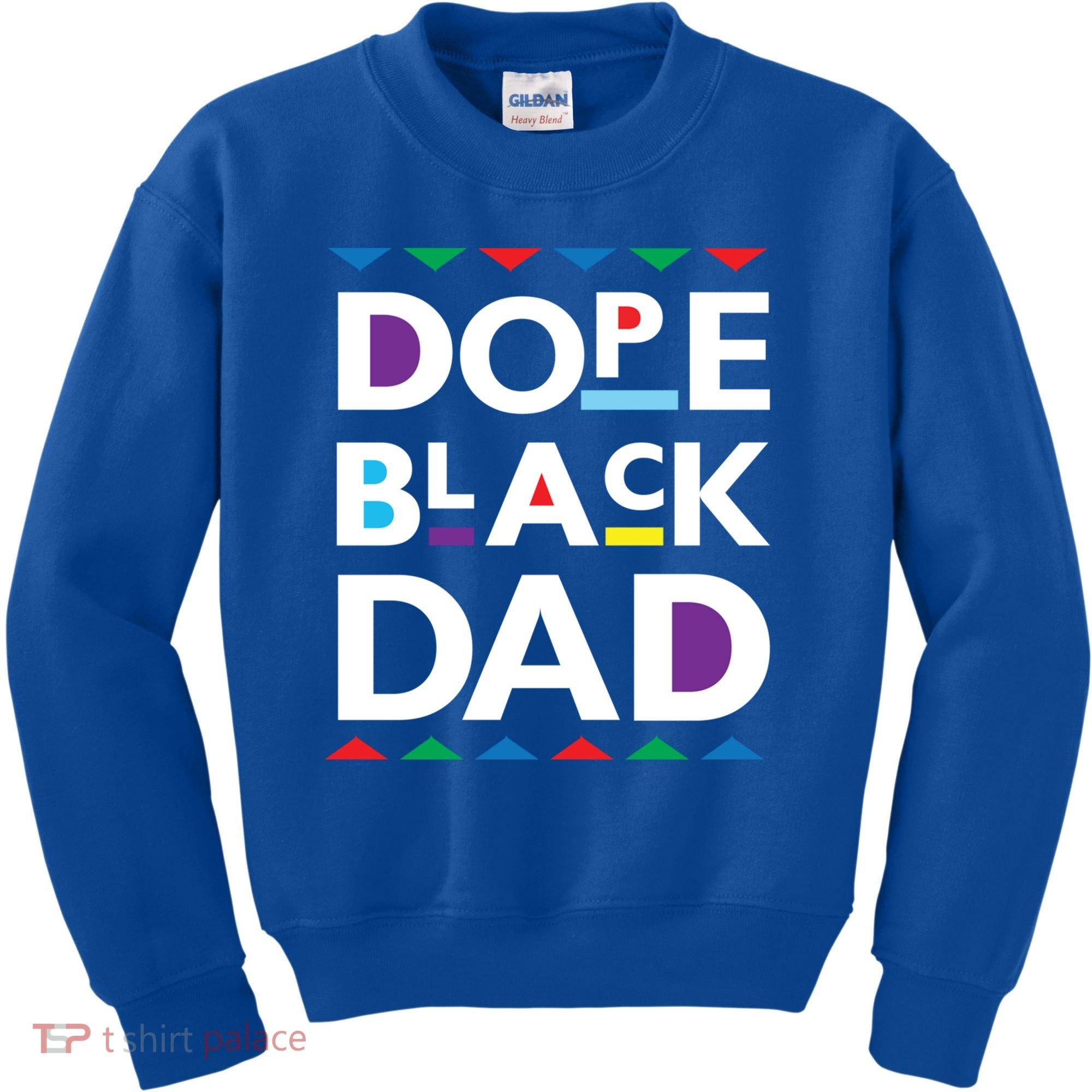 Dope Black Dad Meaningful Gift Black History Gift Dope Black Father Gift Kids Sweatshirt