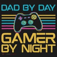 Dad By Day Gamer By Night Video Games Lover Gamer Dad Hoodie thumb 2