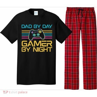 Dad By Day Gamer By Night Video Games Lover Gamer Dad Pajama Set