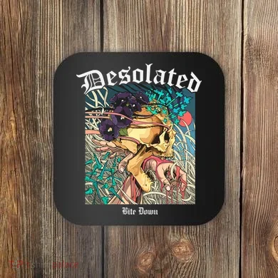 Desolated Bite Down Artwork Coaster