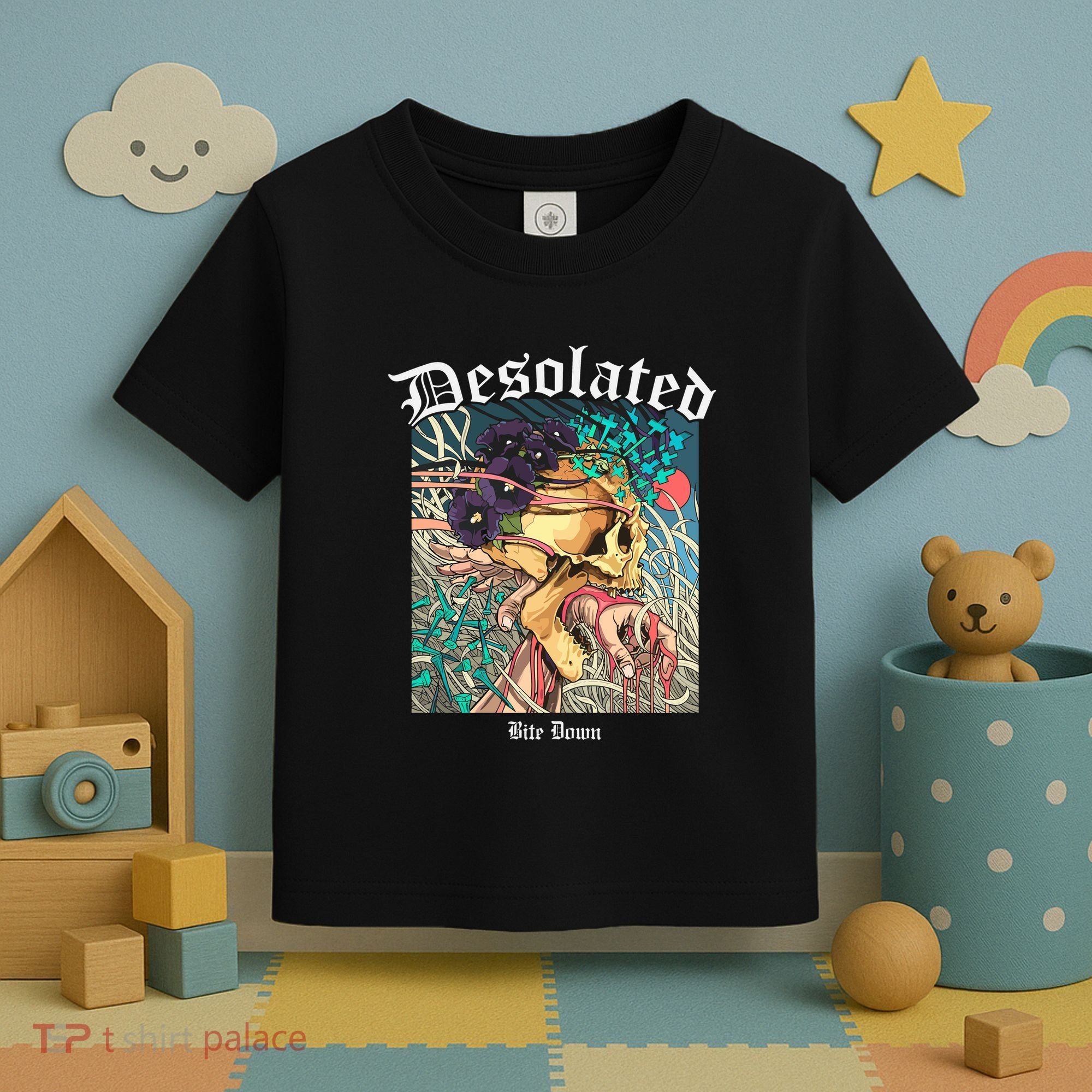 Desolated Bite Down Artwork Toddler T-Shirt