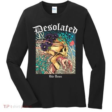 Desolated Bite Down Artwork Women's Long Sleeve Shirt