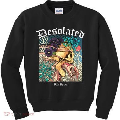 Desolated Bite Down Artwork Kids Sweatshirt