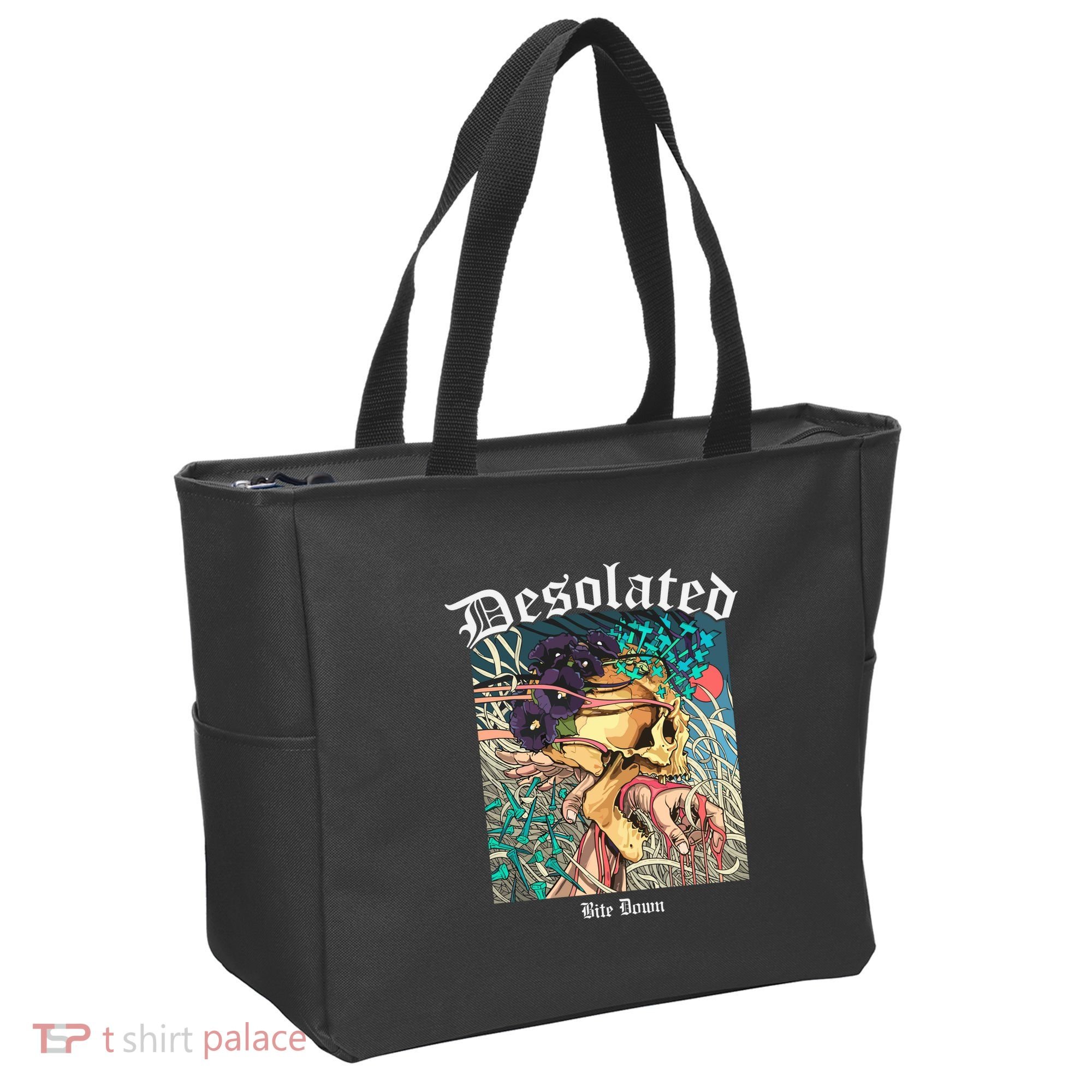 Desolated Bite Down Artwork Tote Bag
