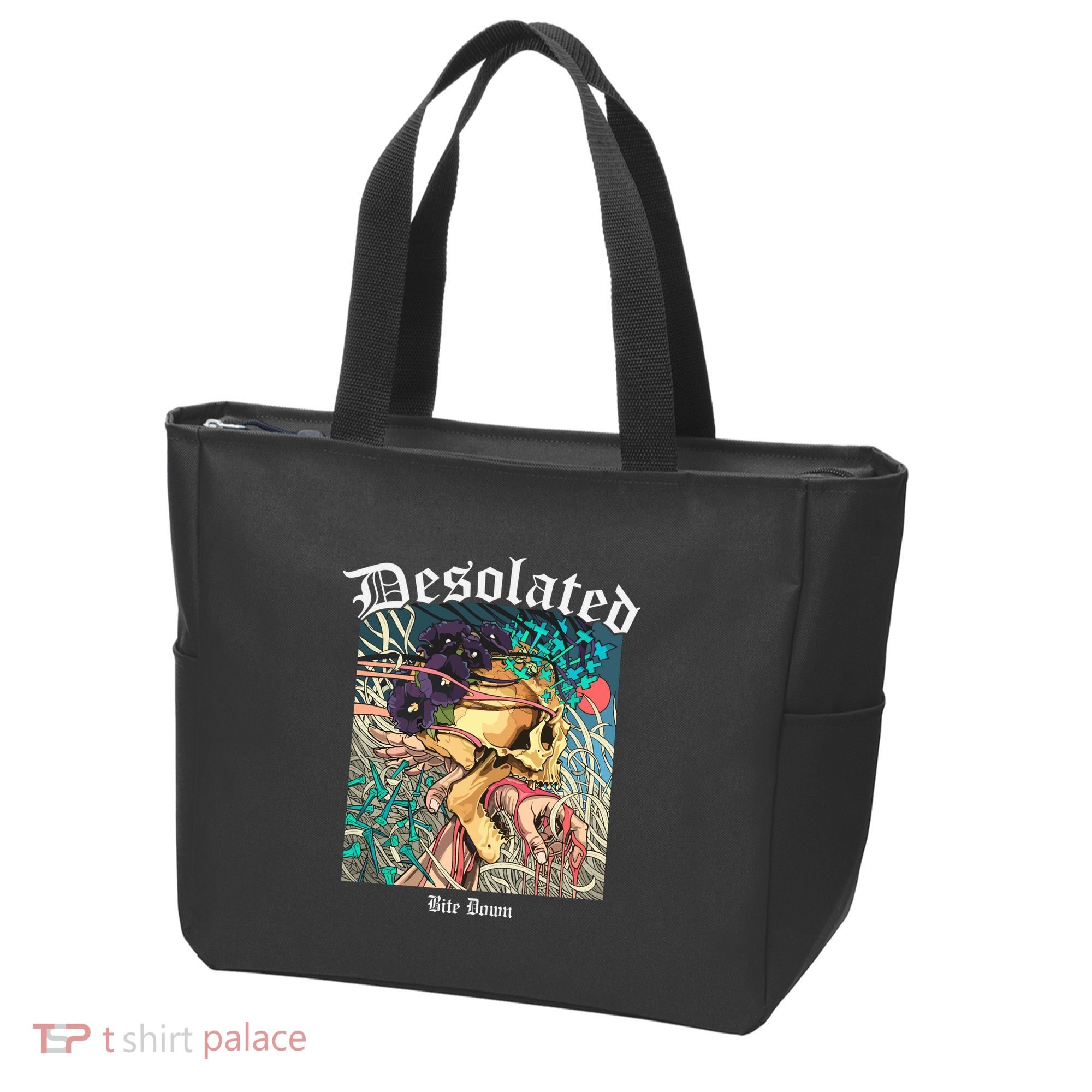 Desolated Bite Down Artwork Tote Bag