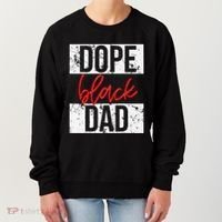 Dope Black Dad Women's Sweatshirt thumb 0