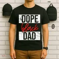 Dope Black Dad T-Shirt thumb 6