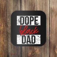 Dope Black Dad Coaster thumb 0