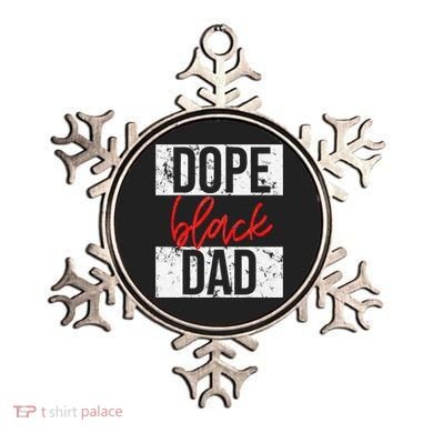 Dope Black Dad Ornament