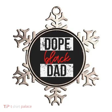 Dope Black Dad Ornament
