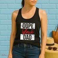 Dope Black Dad Women's Tank Top thumb 2