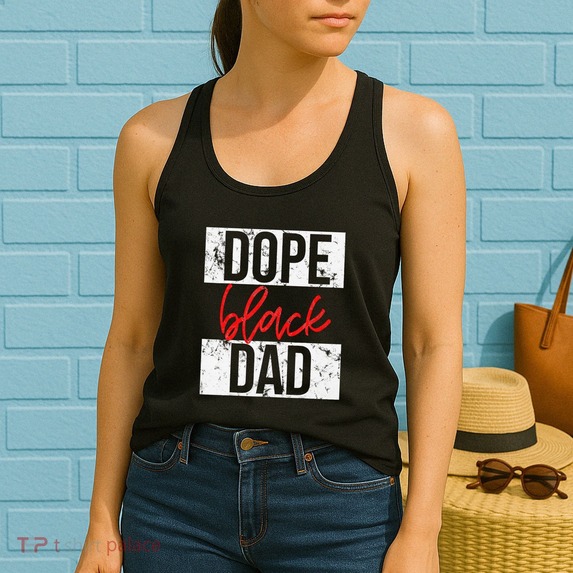 Dope Black Dad Women's Tank Top