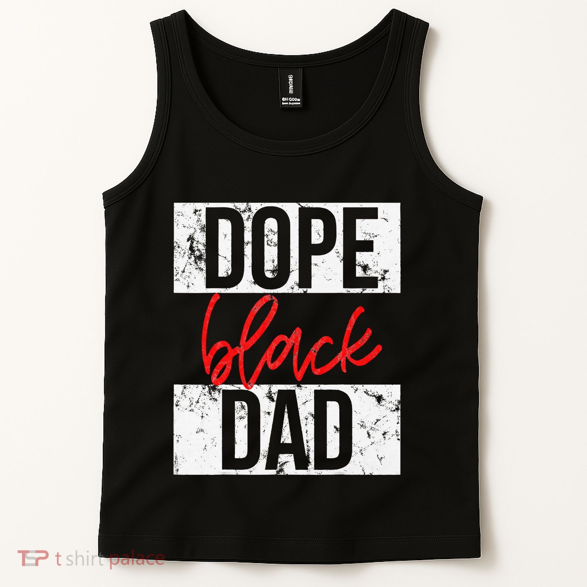 Dope Black Dad Tank Top