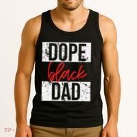 Dope Black Dad Tank Top thumb 3