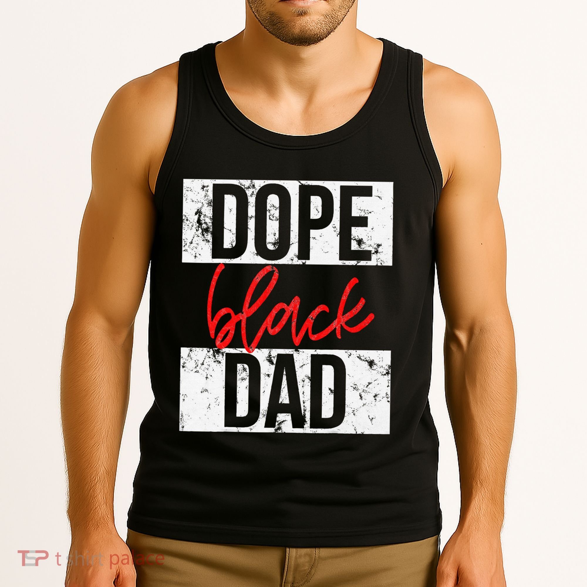 Dope Black Dad Tank Top