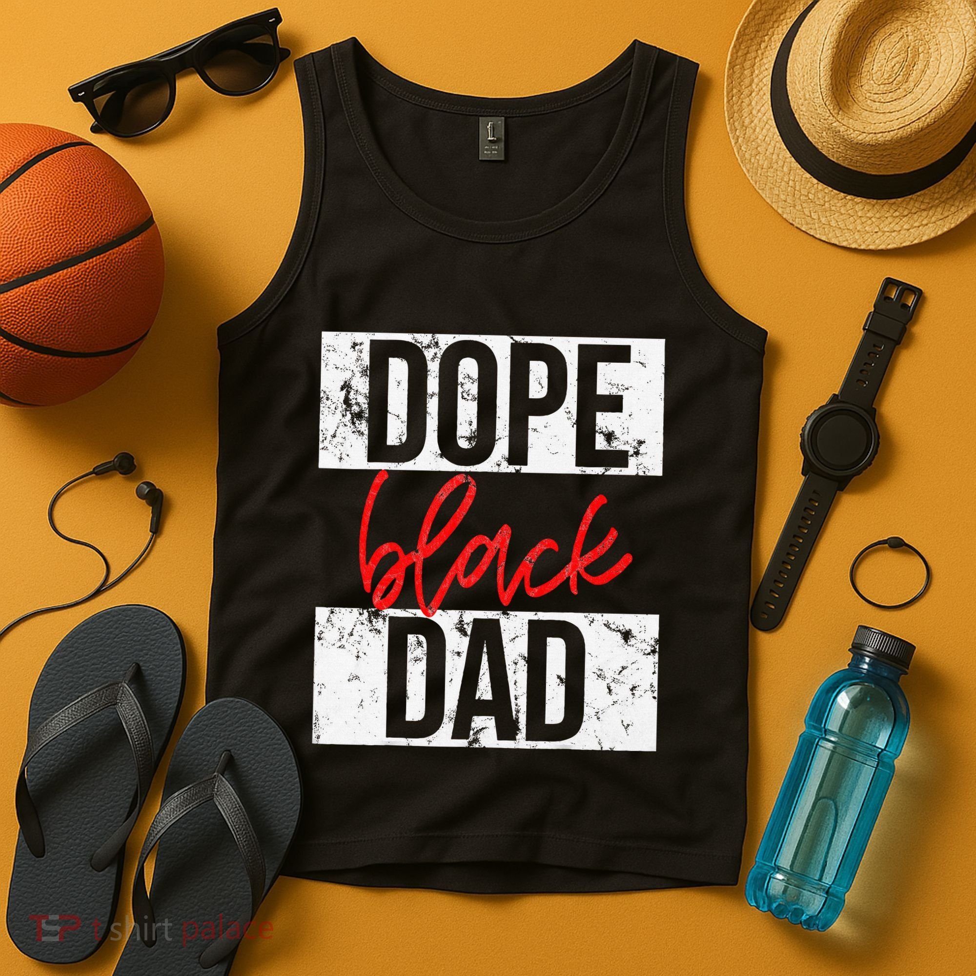 Dope Black Dad Tank Top