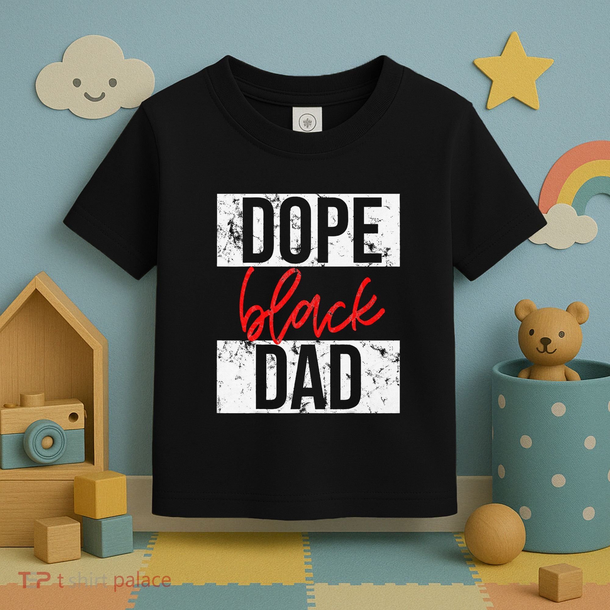 Dope Black Dad Toddler T-Shirt